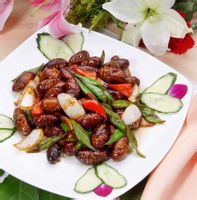蠶蛹美食