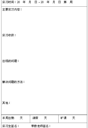 廣東藥學(xué)院實習(xí)生擇業(yè)請假累積表