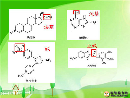 執(zhí)業(yè)藥師藥物化學(xué)官能團(tuán)-記憶技巧