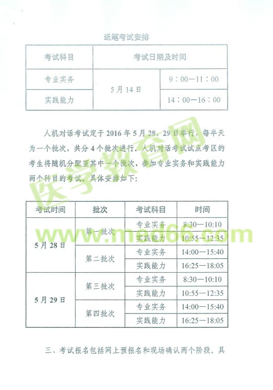 2016年護(hù)士考試報(bào)名人機(jī)對(duì)話考試省市通知