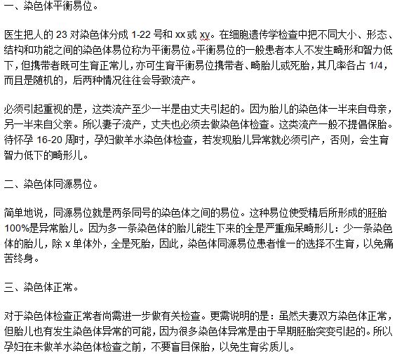 習慣性流產(chǎn)需要做染色體檢查嗎？
