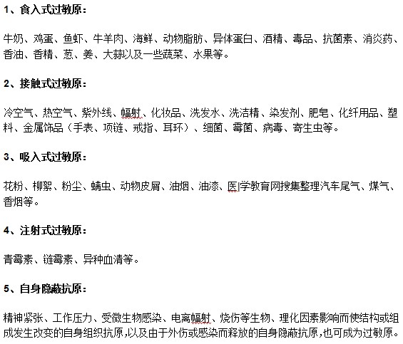 容易引起皮膚過敏的常見過敏原有哪些？