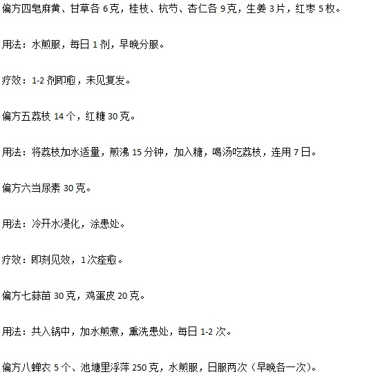 爸爸媽媽們知道小兒蕁麻疹的輔助治療偏方嗎？