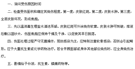 耳朵被燒傷后如何進(jìn)行有效治療？