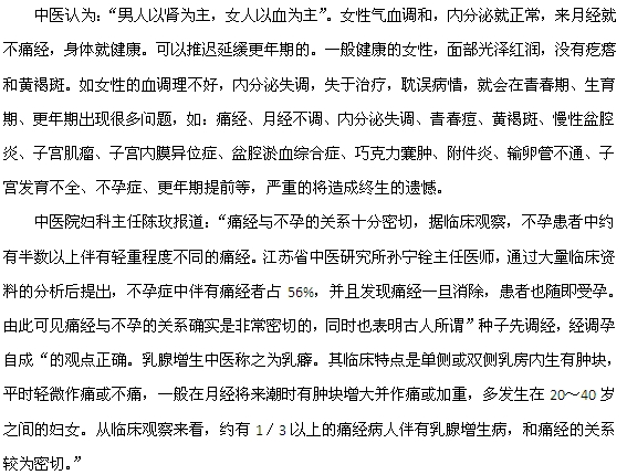 女性痛經(jīng)會(huì)導(dǎo)致不孕嗎？