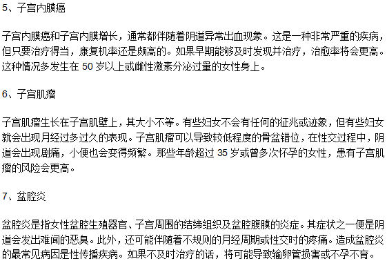 月經(jīng)不調(diào)長(zhǎng)期不調(diào)理會(huì)導(dǎo)致什么疾病
