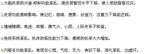 失眠癥會(huì)帶來(lái)哪些危害？