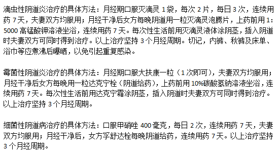 臨床上有效治療陰道炎的方法有哪些？