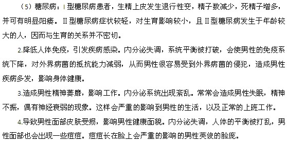 關(guān)于內(nèi)分泌失調(diào)疾病危害的介紹