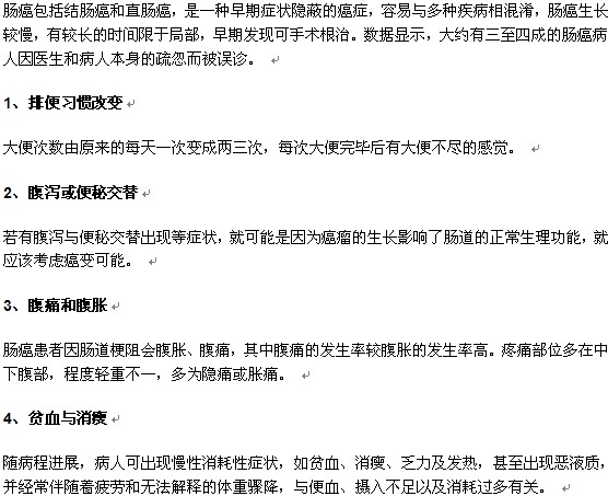 腸癌是否會引起胸部不適？