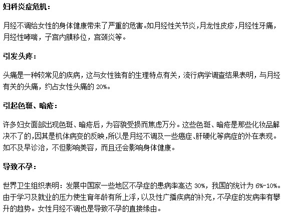 月經(jīng)推遲對(duì)于女性有哪些實(shí)質(zhì)性的危害