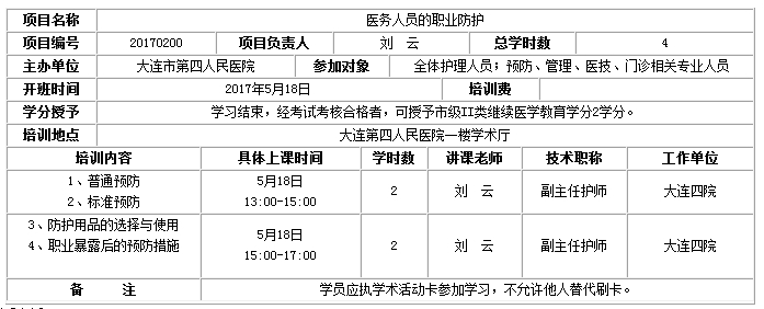 大連醫(yī)學(xué)會組織召開《醫(yī)務(wù)人員的職業(yè)防護》學(xué)習(xí)班