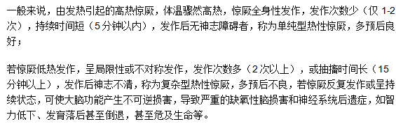 小兒驚厥預(yù)后會(huì)怎么樣？有什么危害