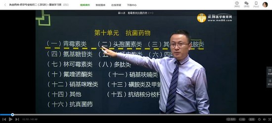 2018年執(zhí)業(yè)藥師考試復(fù)習課程免費試聽集合