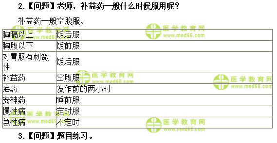 醫(yī)學教育網(wǎng)主管中藥師：《答疑周刊》2019年第13期