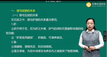 中醫(yī)（專長）醫(yī)師資格輔導視頻-中醫(yī)眼科學（2019）【基礎(chǔ)精講】