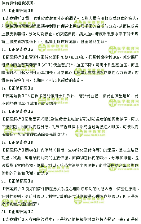2019年臨床助理醫(yī)師高頻試題 第一單元 150題！答案解析！