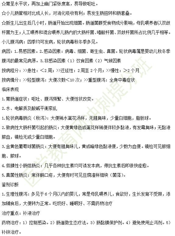 臨床助理醫(yī)師備考重點(diǎn)-小兒結(jié)核性腦膜炎、消化系統(tǒng)疾病