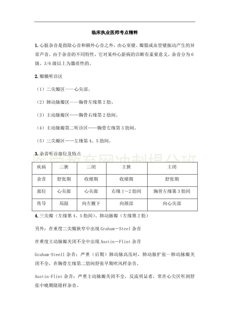 臨床執(zhí)業(yè)醫(yī)師高頻出題點搶分速記-實踐綜合（3）