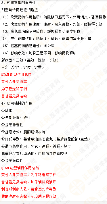 2019年執(zhí)業(yè)藥師《藥一》的藥劑學(xué)，5分鐘經(jīng)典回顧！