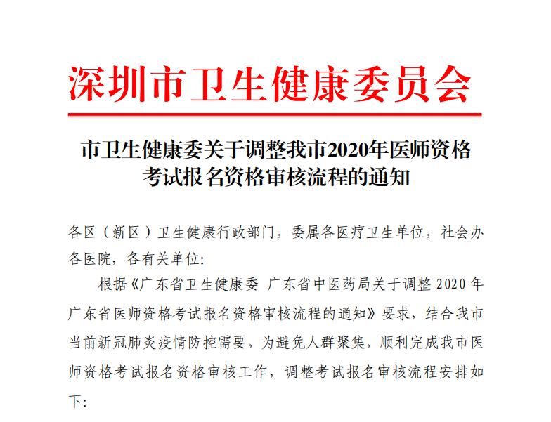 深圳2020年醫(yī)師現(xiàn)場(chǎng)審核