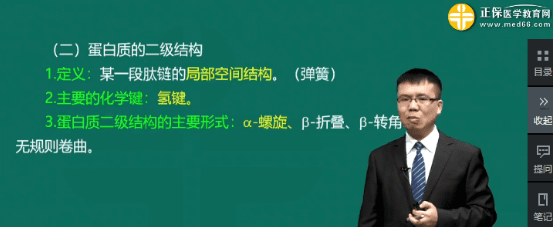 蛋白質二級結構什么力