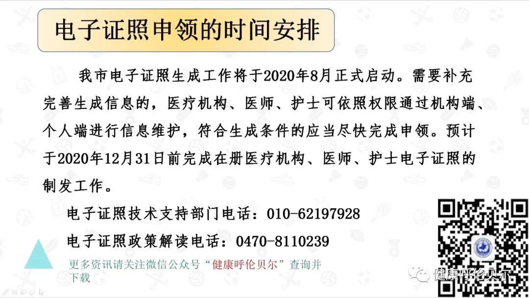 呼倫貝爾市醫(yī)療機(jī)構(gòu)、醫(yī)師、護(hù)士電子證照申領(lǐng)工作啟動(dòng)啦7