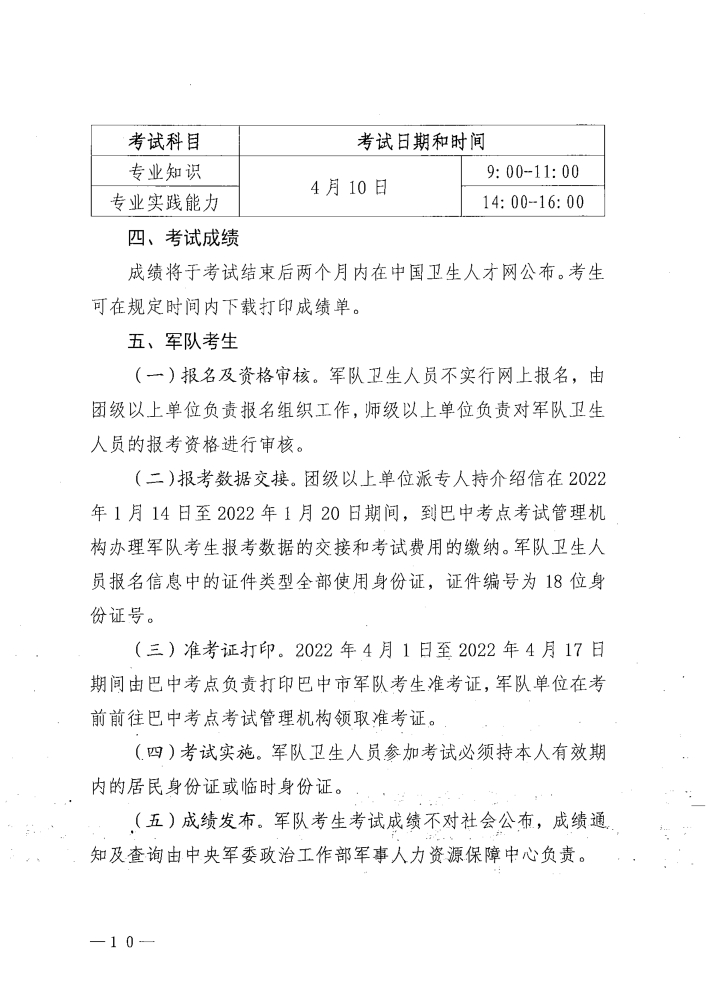關(guān)于做好2022年度衛(wèi)生專(zhuān)業(yè)技術(shù)資格考試工作的通知_image10_out