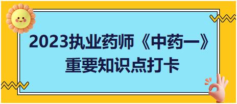 豆科植物鑒定-2023執(zhí)業(yè)藥師《中藥一》重要知識點打卡